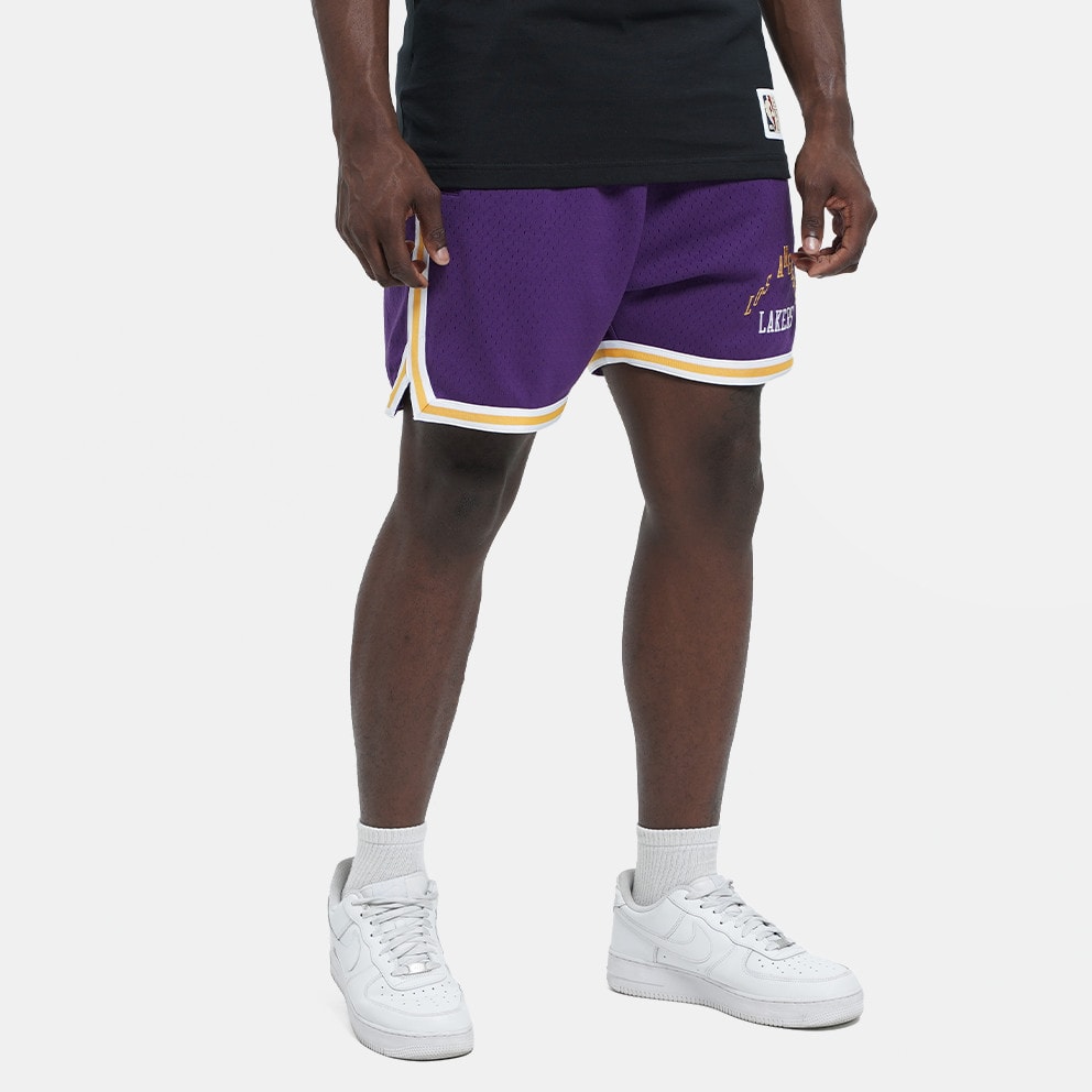 Mitchell & Ness Nba Logo Over Game Day Shorts Lake