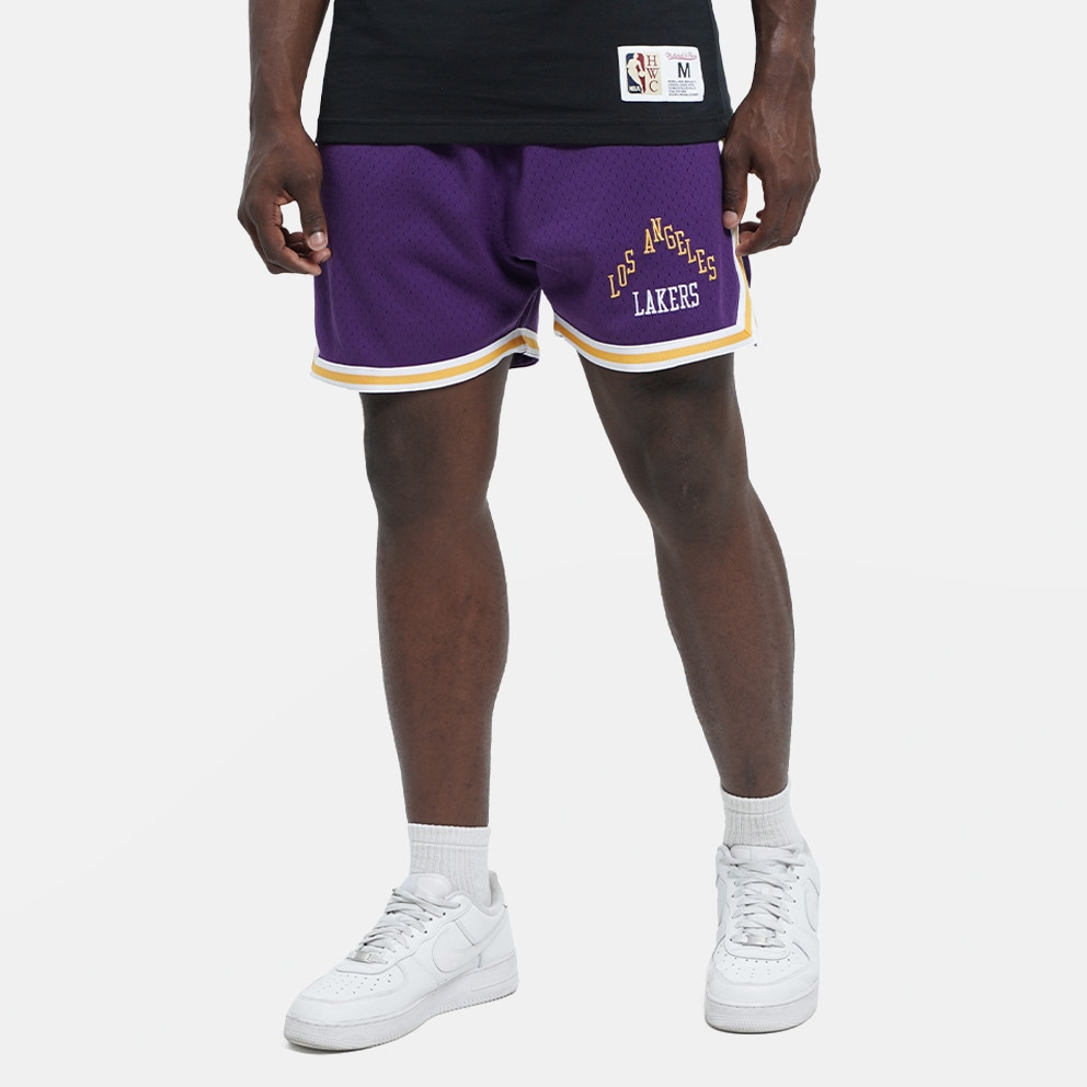 Mitchell & Ness Nba Logo Over Game Day Shorts Lake