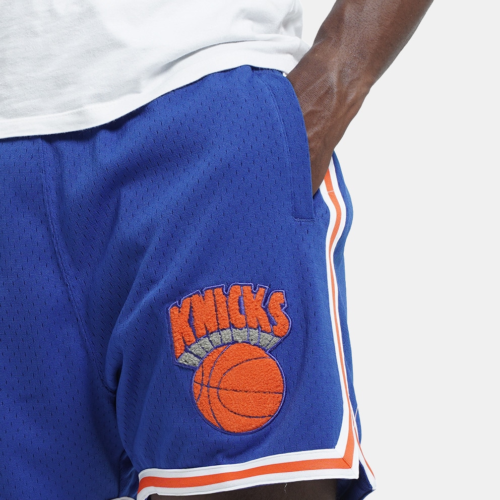 Mitchell & Ness Nba Logo Over Game Day Shorts Knic