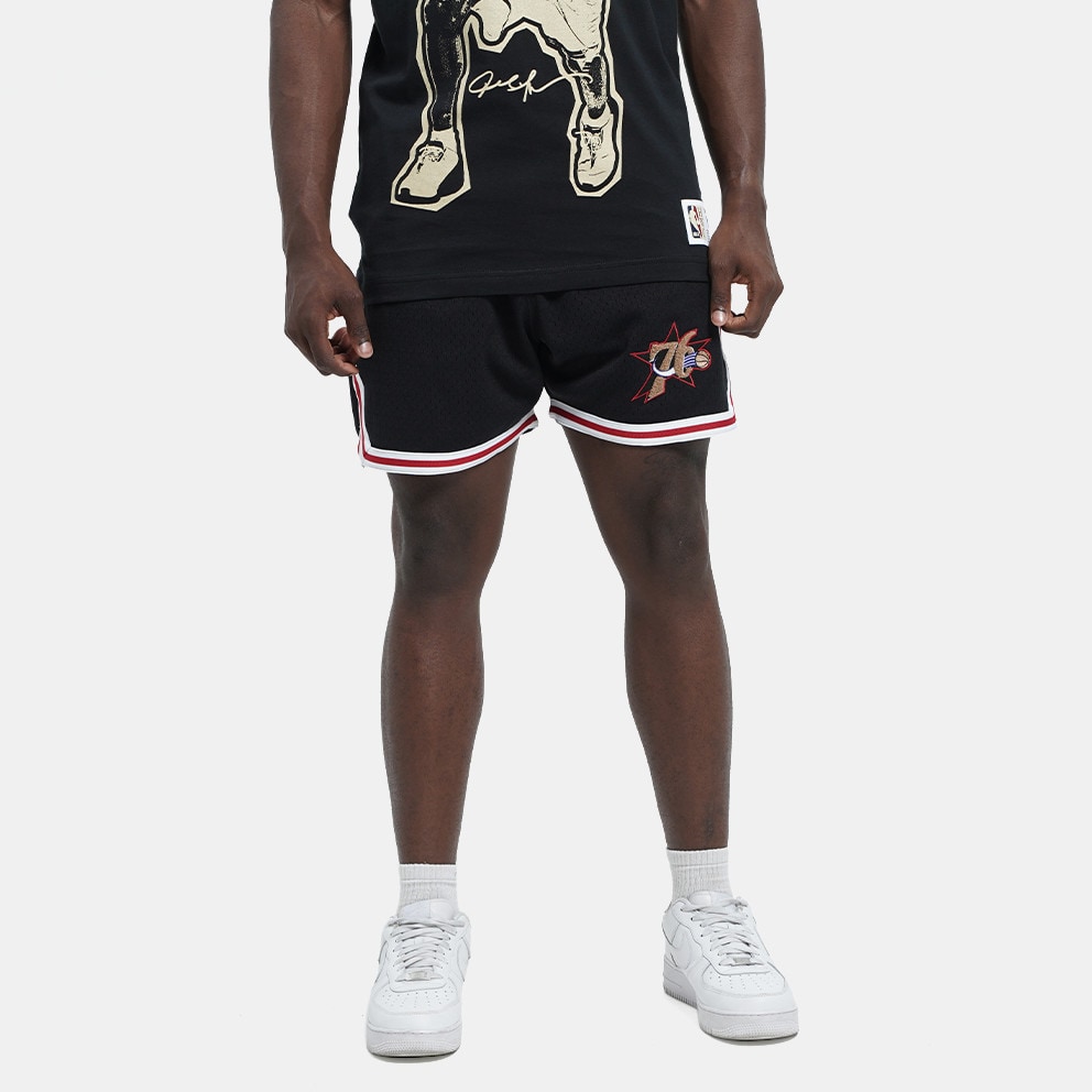 Mitchell & Ness Nba Logo Over Game Day Shorts 76Er