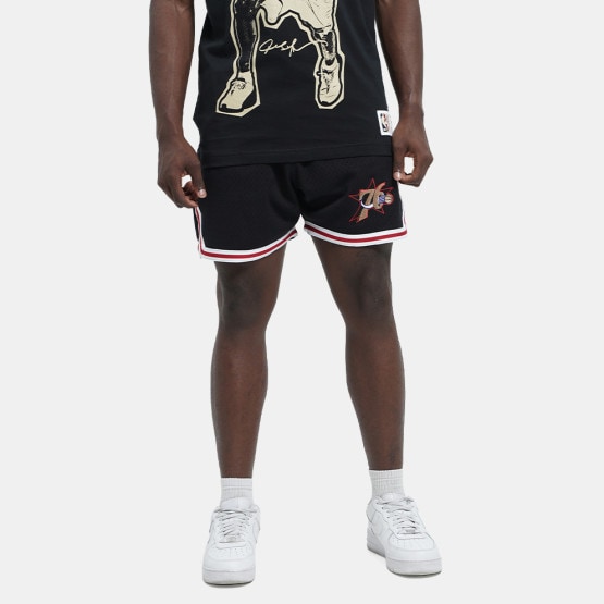 Mitchell & Ness Nba Logo Over Game Day Shorts 76Er