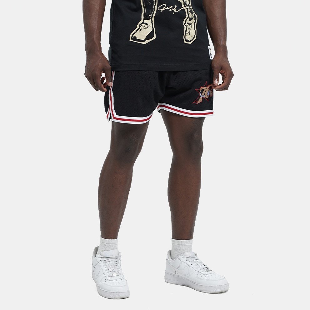 Mitchell & Ness Nba Logo Over Game Day Shorts 76Er