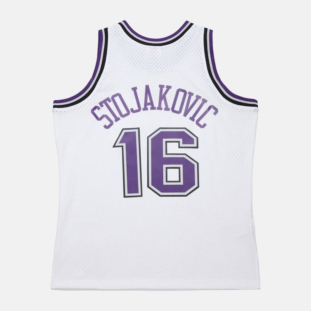 Mitchell & Ness Nba White Jersey Kings 2001 Peja S
