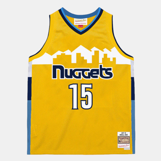 Mitchell & Ness Nba Yellow Jersey Nuggets 2017 Nik