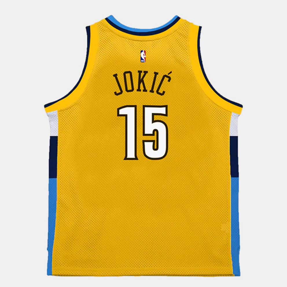 Mitchell & Ness Nba Yellow Jersey Nuggets 2017 Nik