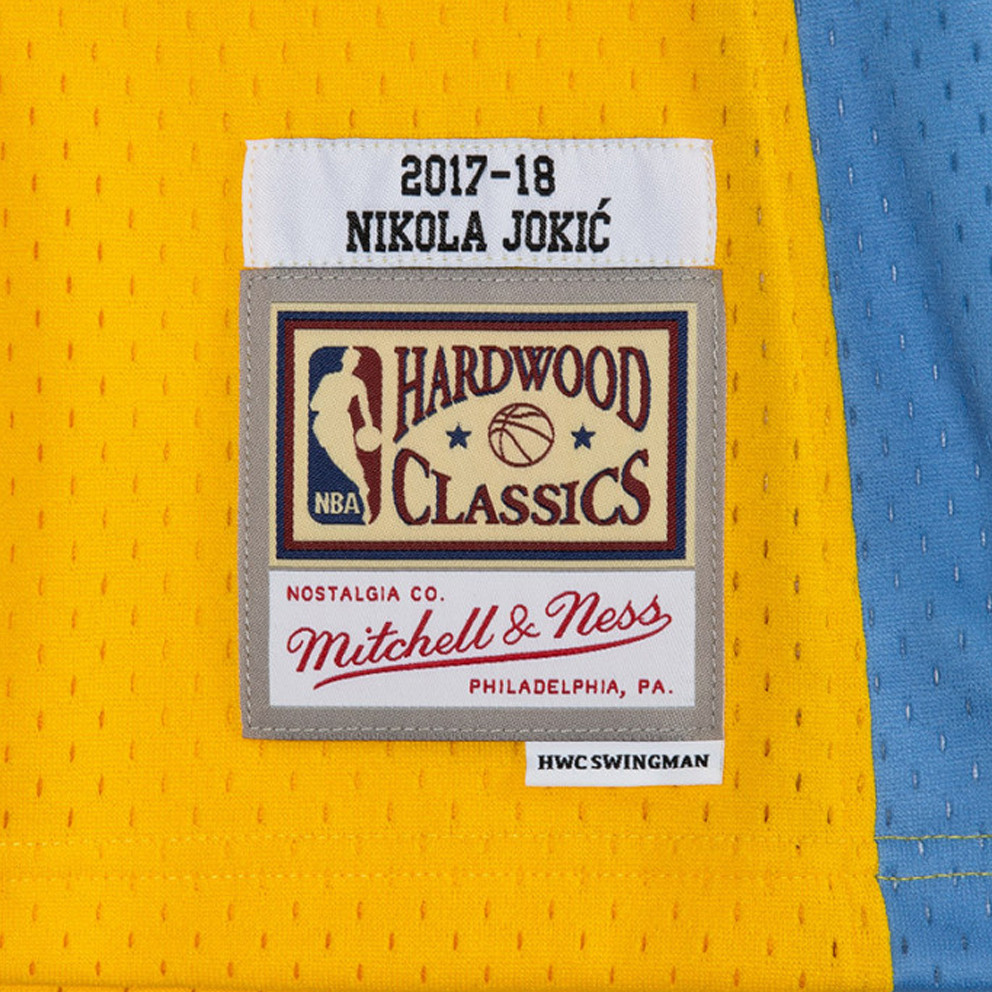 Mitchell & Ness Nba Yellow Jersey Nuggets 2017 Nik