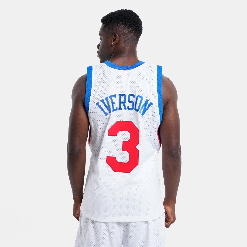 Mitchell & Ness Nba White Jersey 76Ers 2009 Allen
