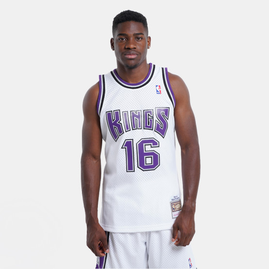 Mitchell & Ness Nba White Jersey Kings 2001 Peja S