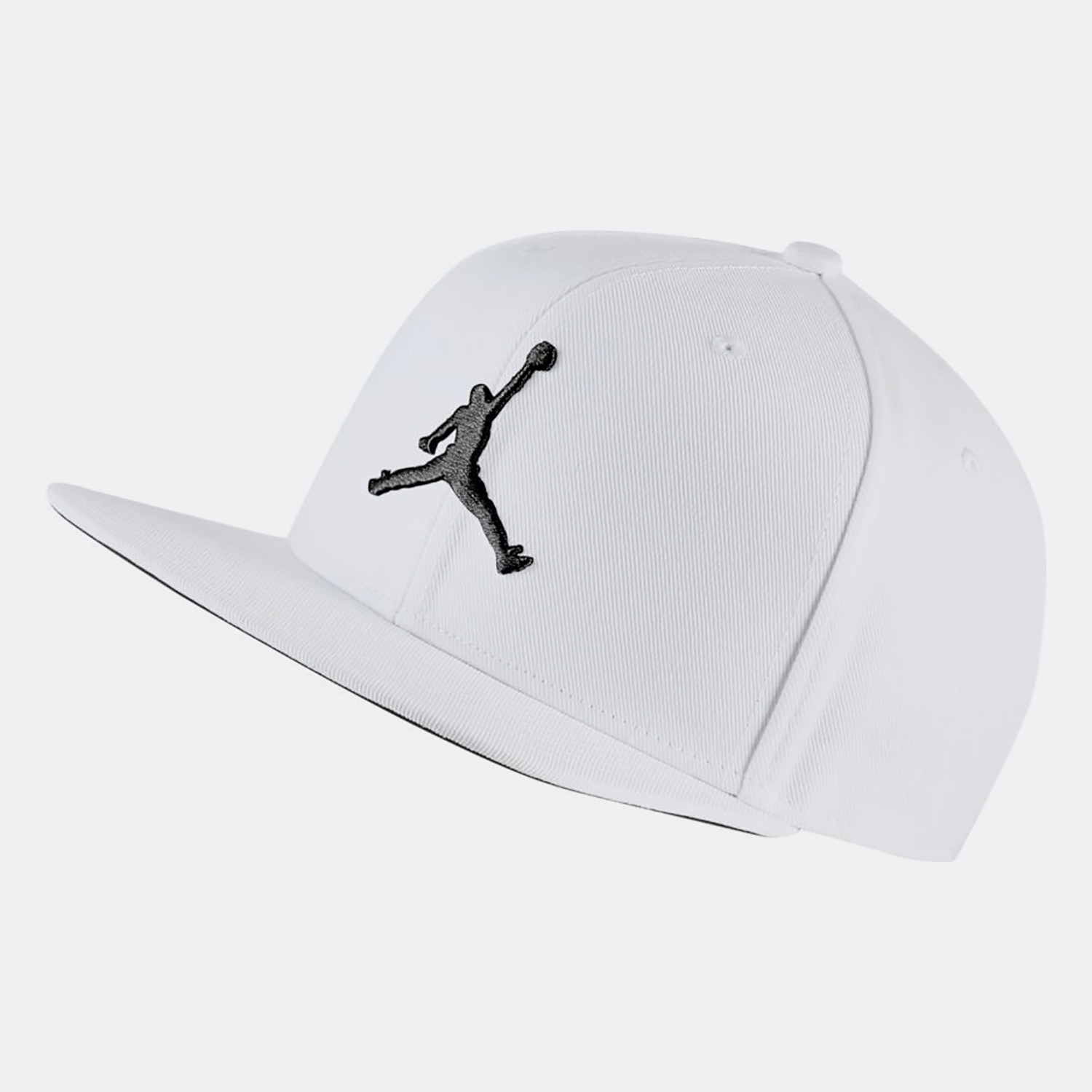 Jordan Pro Jumpman Snapback Hat AR2118-101 WHITE/WHITE/BLACK/BLACK