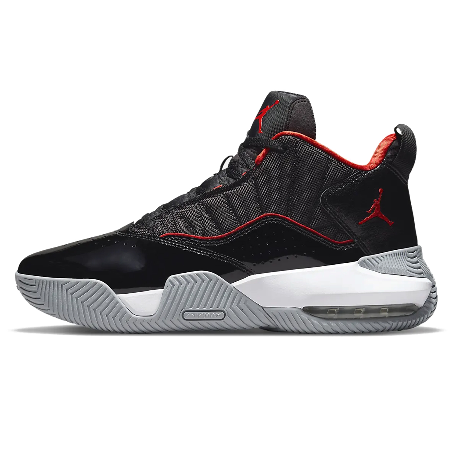Jordan Stay Loyal Ανδρικά Παπούτσια για Μπάσκετ DB2884-001 BLACK/CHILE RED-WHITE-WOLF GREY