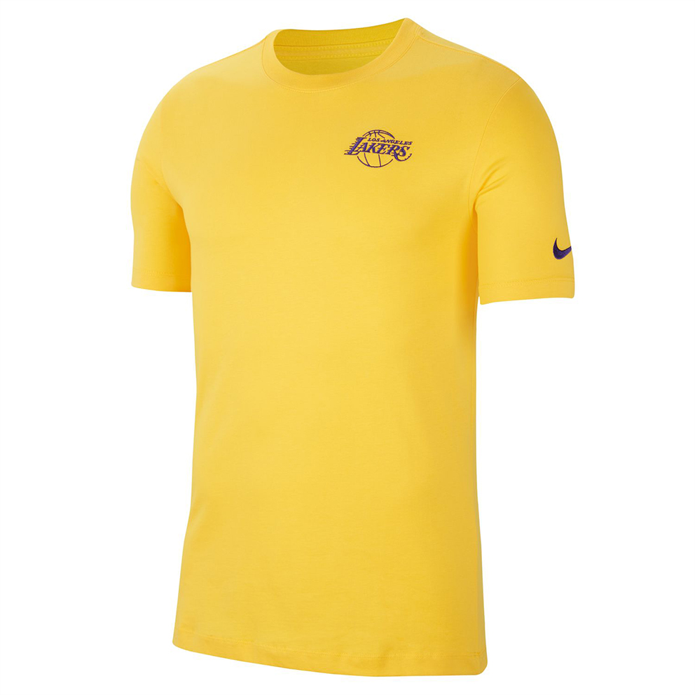 Nike Los Angeles Lakers Ανδρικό T-Shirt DD6728-728 AMARILLO 900010985229154